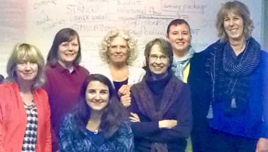 Group photo of the members of the author team